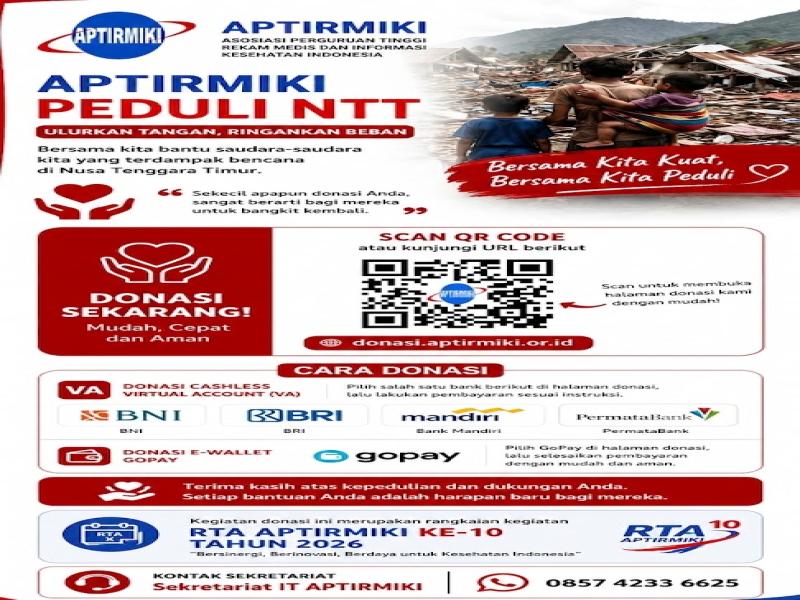 APTIRMIKI Peduli NTT Salurkan Bantuan Kemanusiaan
